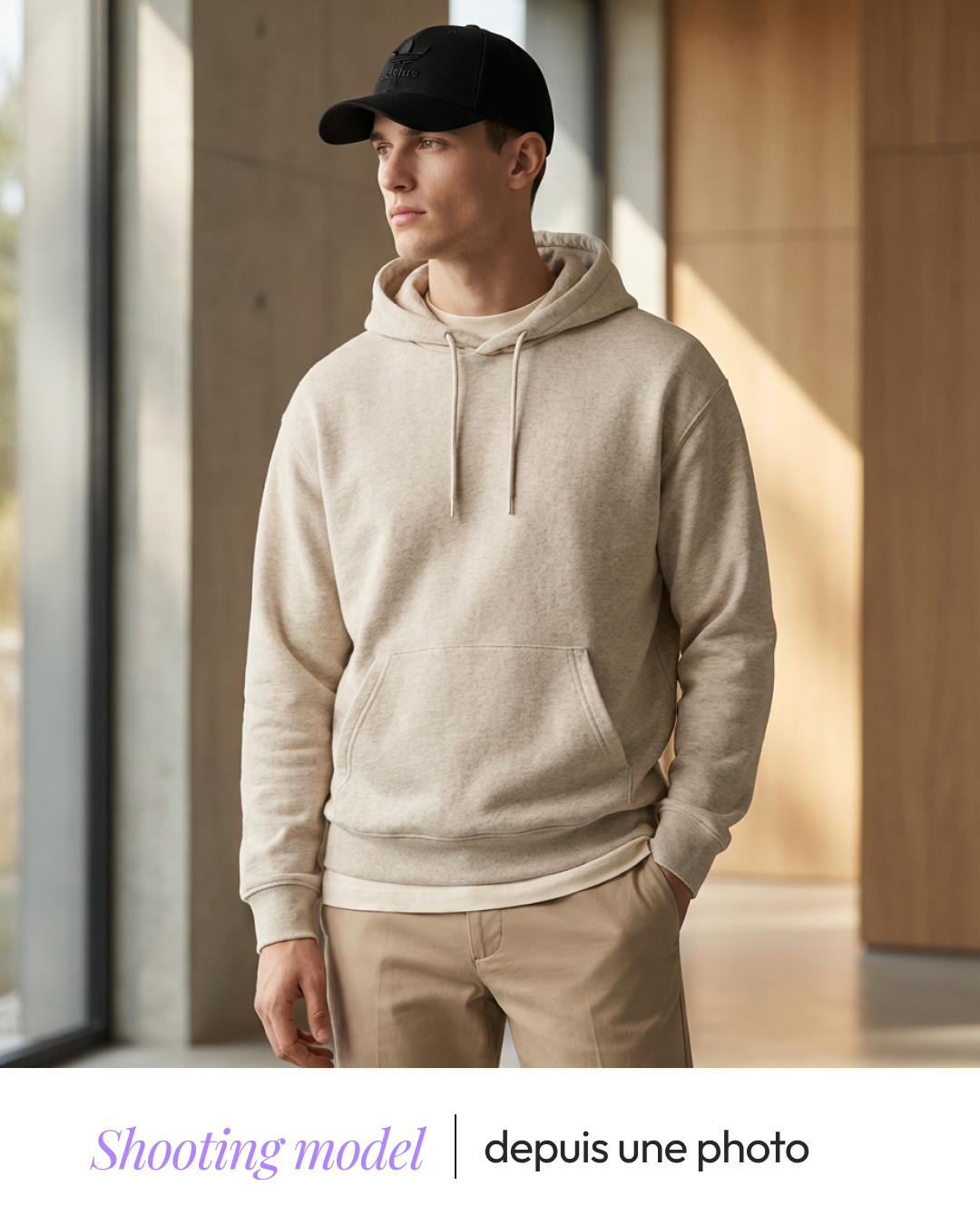 Casquette Adidas du produit au shooting